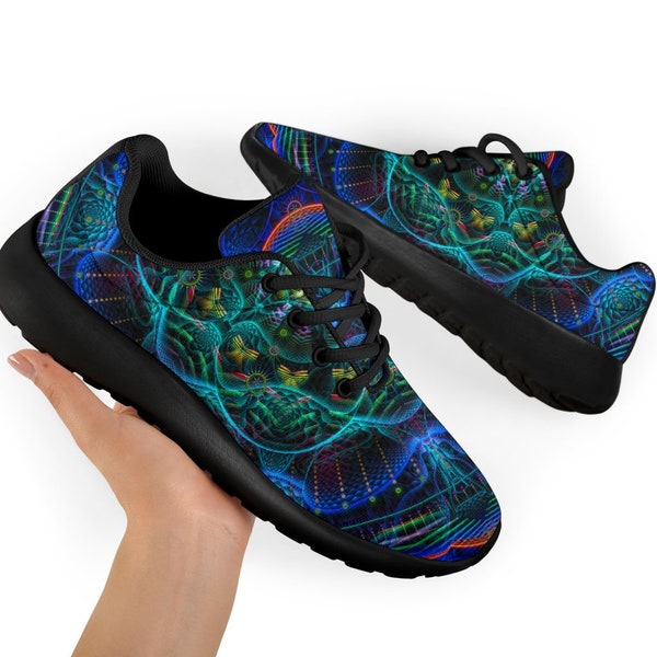 Psychedelic Shoes Sport Sneakers,Trainers,Shoes For Womens Shoes For Mens,Gift For Men,Lightweight Shoes, Unique Design Colorful Sneakers