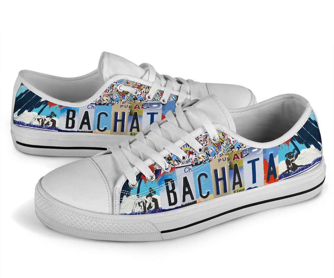 Sapatos de dança Bachata: Tênis com placa de carro, Sapatos de