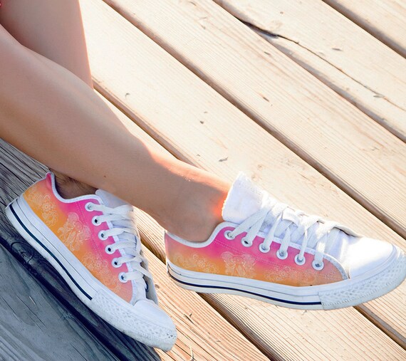 Designer canvas top shoes womens