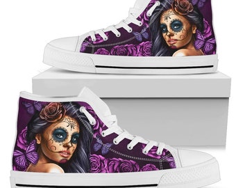 purple high tops