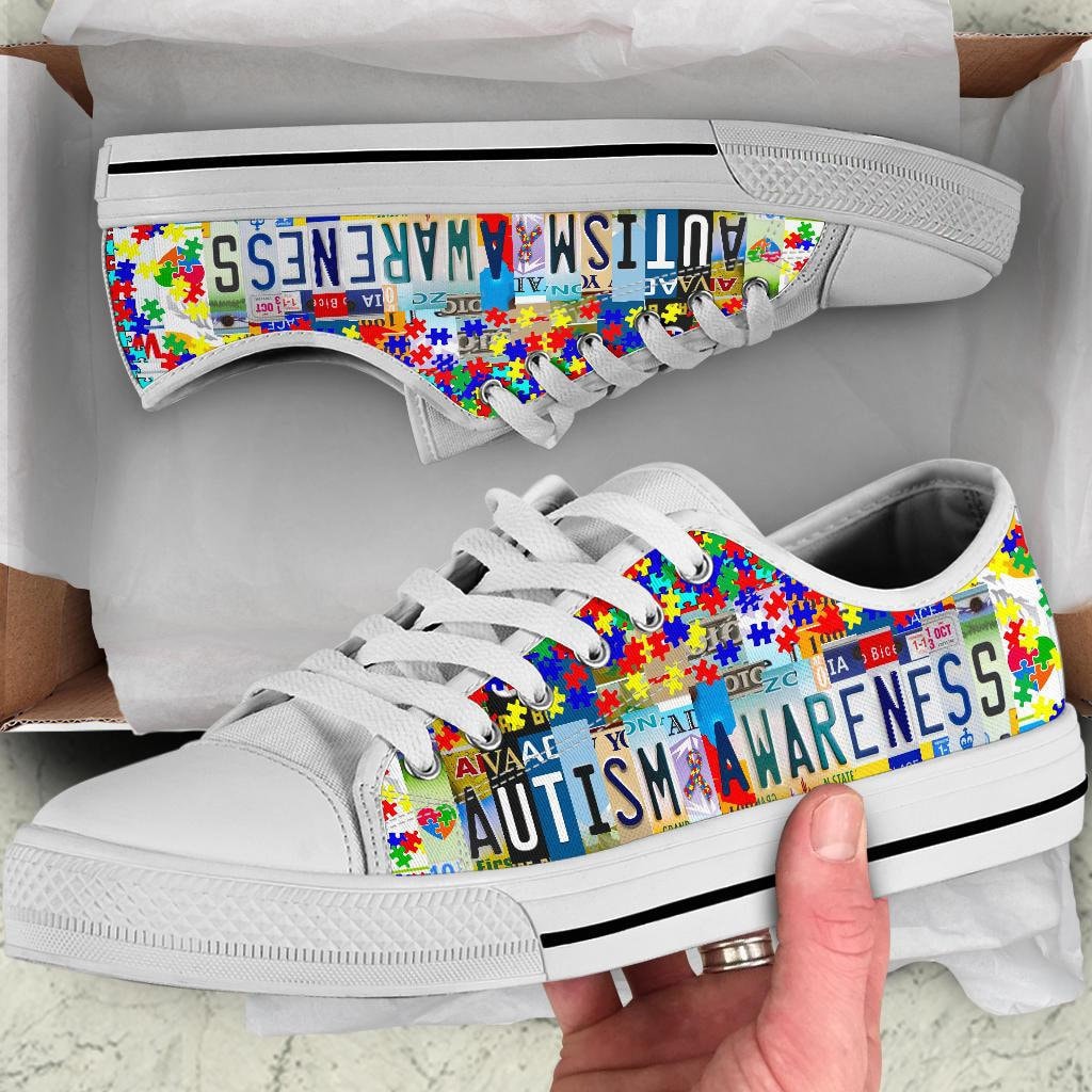 Custom Autism Awareness Converse Shoes – Hallwayz Designs
