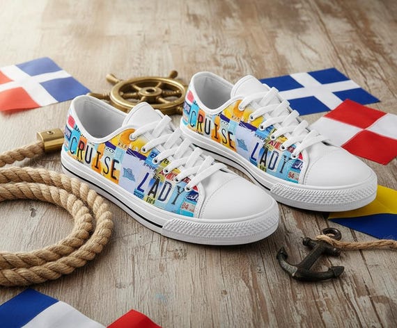 Colorful License Plate Loafers Charlotte Stone Adam Mismatched Lug Sole Penny Loafer  main image 2