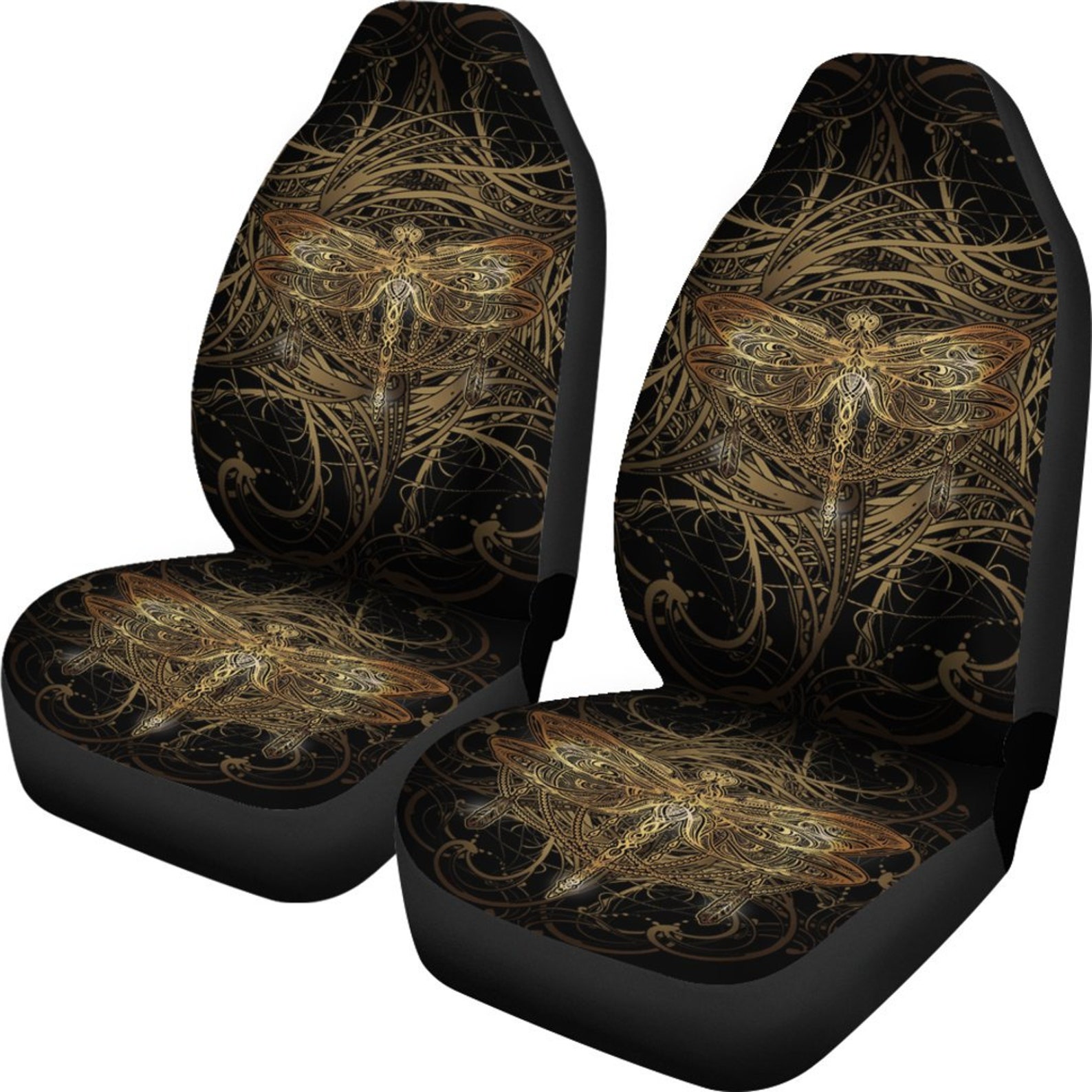 Dragonfly Car Seat Covers Pair Seat Cover for Vehicle Car Etsy