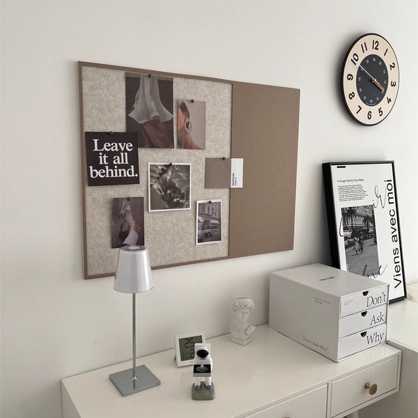 Decorazione da parete in feltro per ufficio/stanza/studio, pannello diffusore sonoro poligonale, lavagna per foto, lavagna per promemoria