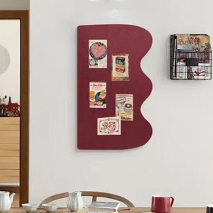 Home Wall Decor of Wavy Board, Wall Felt Tile, Bulletin Board Idea, Decoration Simple, Photo Board, Memo Board