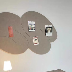 Felt Board Art, Felt Wall Tiles, Custom Wall Décor, Bulletin Board, Decor for Foyer, Decor Elegance, Wall Decorating Idea
