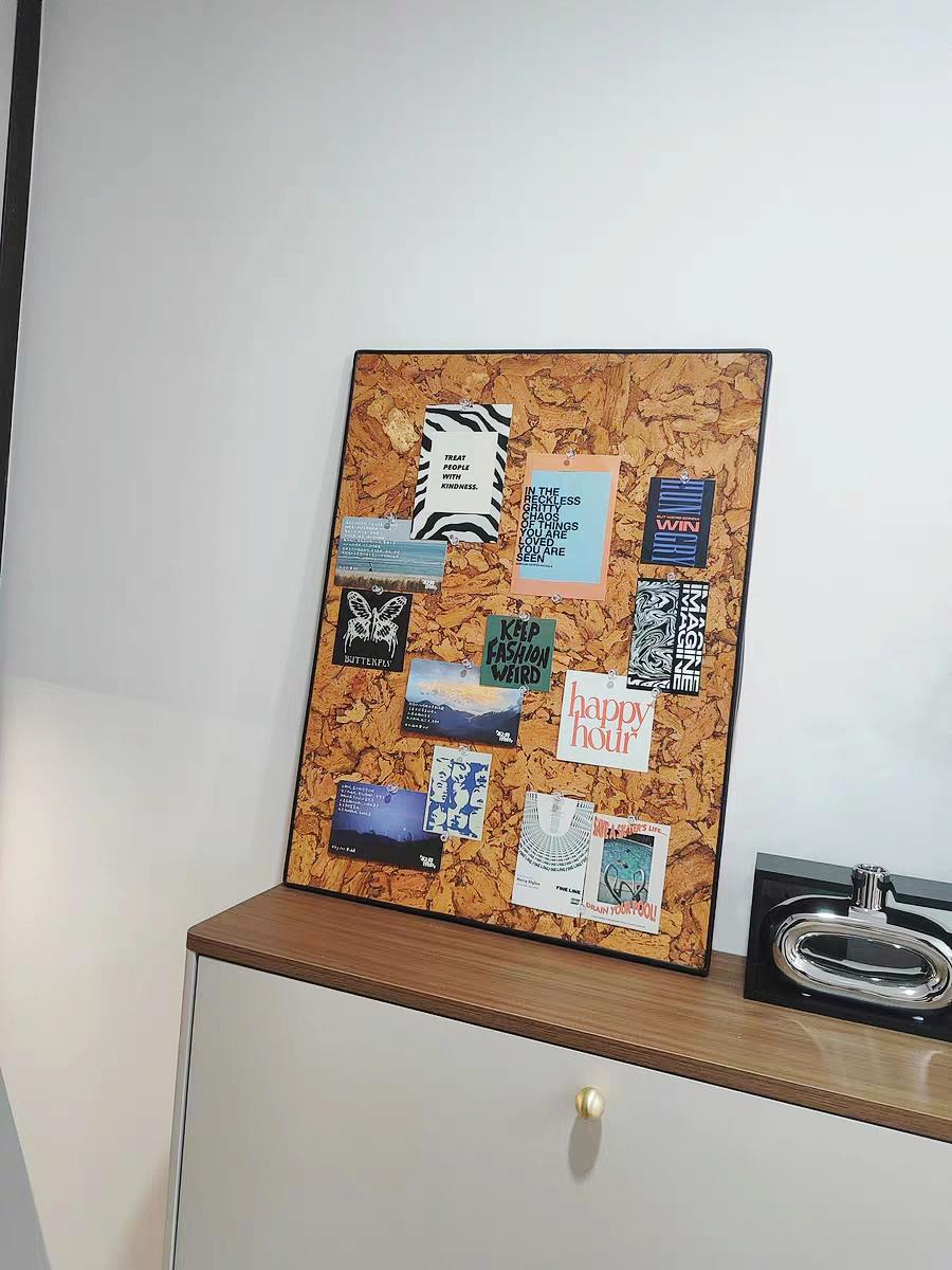Prikbord van kurk 45 x 30 cm - kantoorartikelen kopen? | Korting tot 49