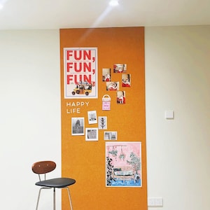 Decoración de fieltro para el hogar con azulejos rectangulares, diseño de arte mural, panel difusor de sonido poligonal, tablero para fotos y notas.