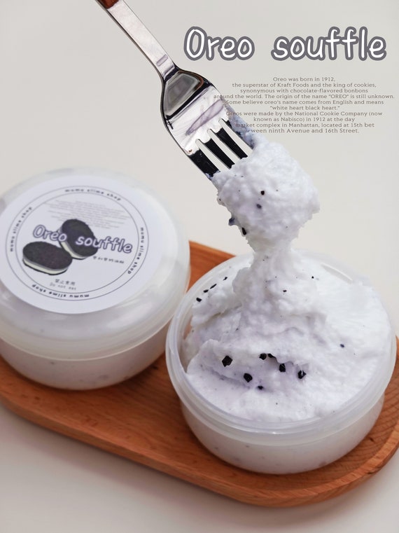 Butter Cream Slime Scented Slime Cookie Stretchy Slime Etsy