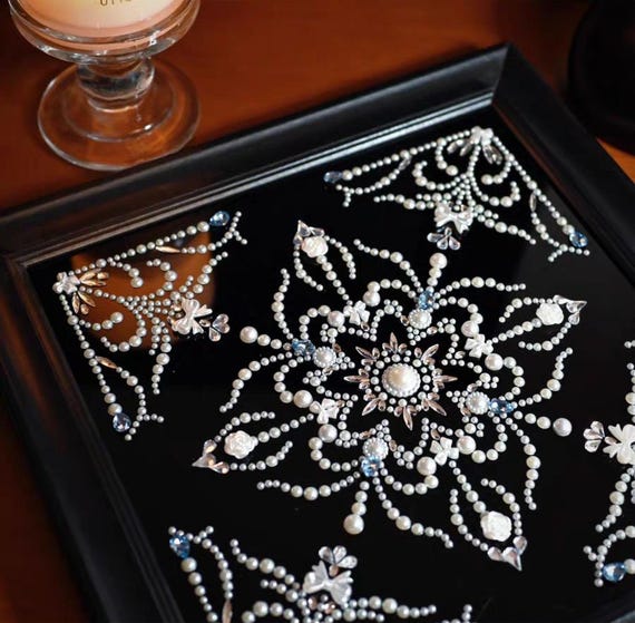 Pearl Painting Kits for Adult, DIY Pearl Art Decor Elegance , Adult Crafting Kits, Handmade Gift For Her, Birthday Gift