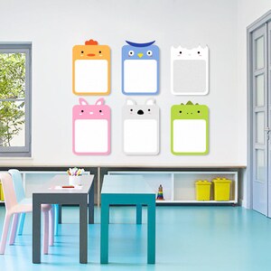 Little Animals Pin Board, Bunny Felt Wall Tiles, Bear Wall Décor ...
