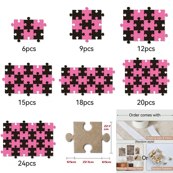Blackpink Puzzle Pin Board, Polygon Sound Diffuser Panel, Wall