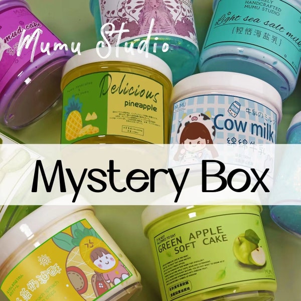 Blind Box of Cheap Slime,  Scented Slime, Mystery Box of Popular Slime, Stress Relief Gift For Her or Him
