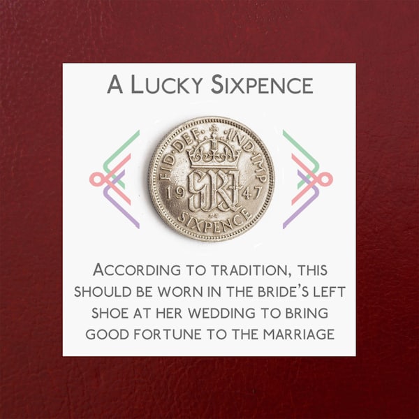 A Lucky 1947 Sixpence Gift for a Bride