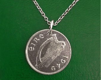 A Drilled Lucky Irish Sixpence Gift for a Bride - can be attached to clothing, necklace, bracelet, anklet or key ring