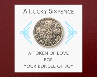 Baby Boy / Baby Girl: A Lucky Sixpence Gift for Birth, Baptism or Christening