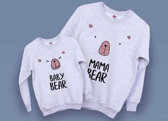 mama bear and baby bear jumper