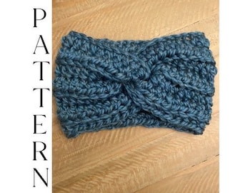 PATTERN:  chunky twisted headband