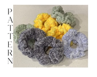 Gehäkelte Doppel-Rüschen Scrunchies MUSTER