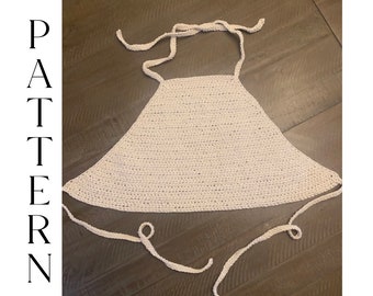 Crochet Crop Top | Halter Top | PATTERN