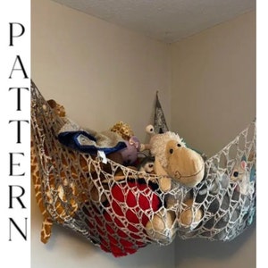 CROCHET PATTERN:  Crochet Toy Hammock