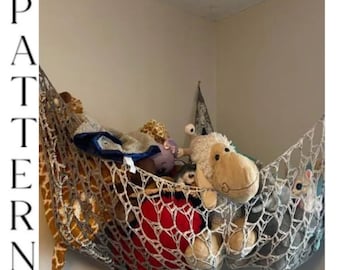 CROCHET PATTERN:  Crochet Toy Hammock