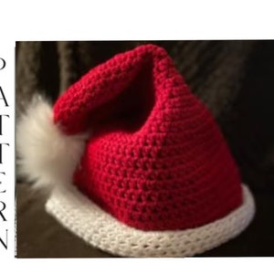 PATTERN:  Crochet Santa Hat