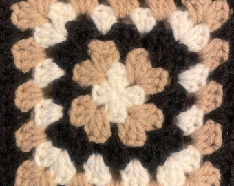 Crochet Granny Square Pattern with Video: Tight Weave (Digital Download)