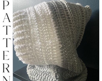 Crochet Hood Pattern | Cozy Hooded Cowl | Beginner Friendly Winter Accessory
