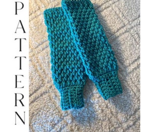 PATTERN:  Super Stretchy Crochet Leg Warmers