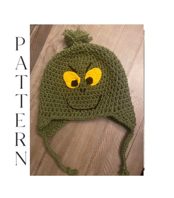CROCHET PATTERN VIDEO: Crochet Grinch Hat Winter Hat Pattern