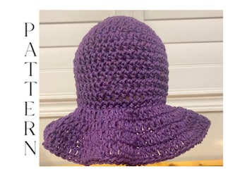 Crochet Easter Hat Pattern (sun hat)