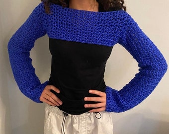 PATTERN:Crochet V-Stitch Sleeves