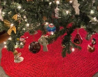 Crochet Christmas Tree Skirt PATTERN