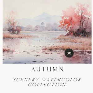 Herbst Landschaft - Herbst Landschaft - Herbst Landschaft - Herbst Landschaft - Herbst Landschaft - Digitale Papiere - Herbst Landschaft
