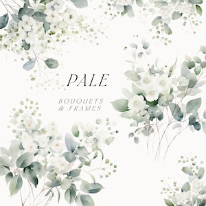 Aquarell Grün Clipart - Blasses Grün Clipart png - Winter floral Clipart - Floral png Hochzeit einladen Clipart - Schneebeeren Clipart