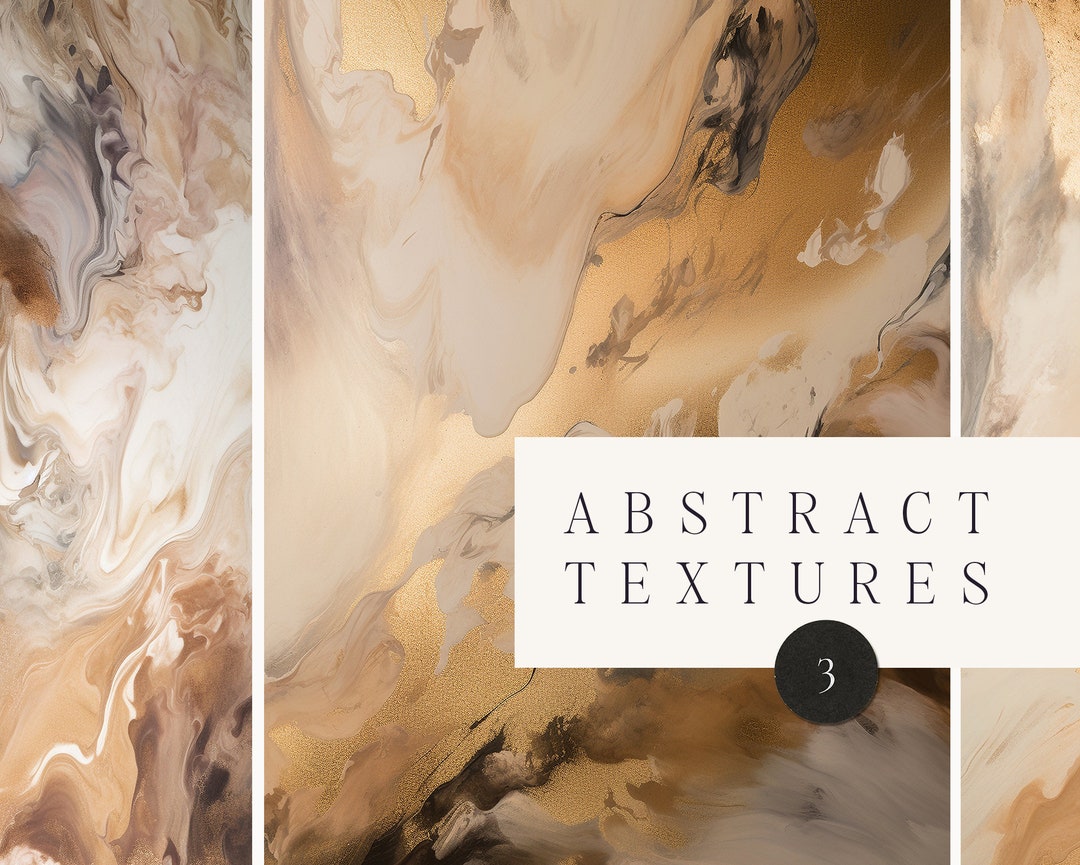 Abstract Background - Neutral Blush Gold Abstract Painting Texture ...