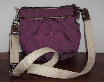 COACH パープル ボディバッグ Coach Shoulder Bag Multi Color Crossbody Bag Purple Coach