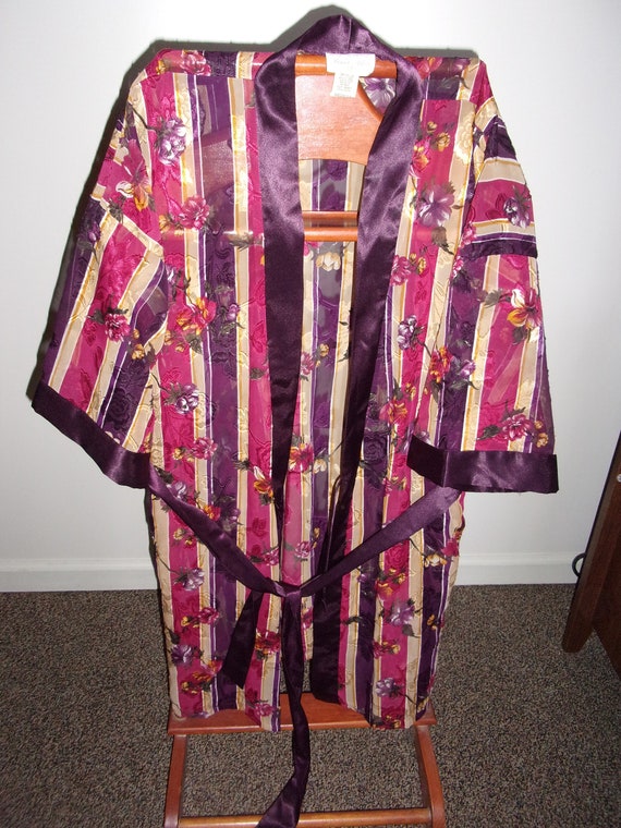 Vintage Inner Most Silky Robe - Medium - Made in U