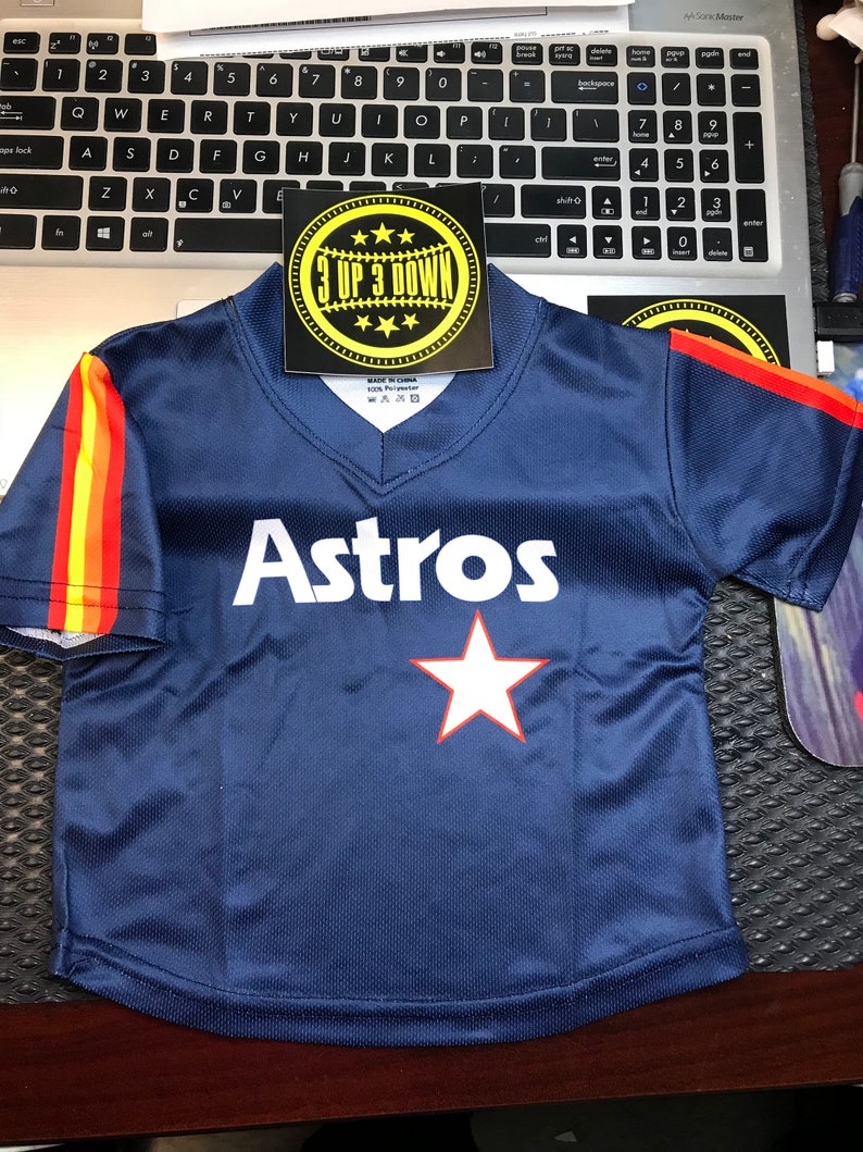 Houston Astros Throwback Baby Jerseys 6/9 months 12 montha Etsy