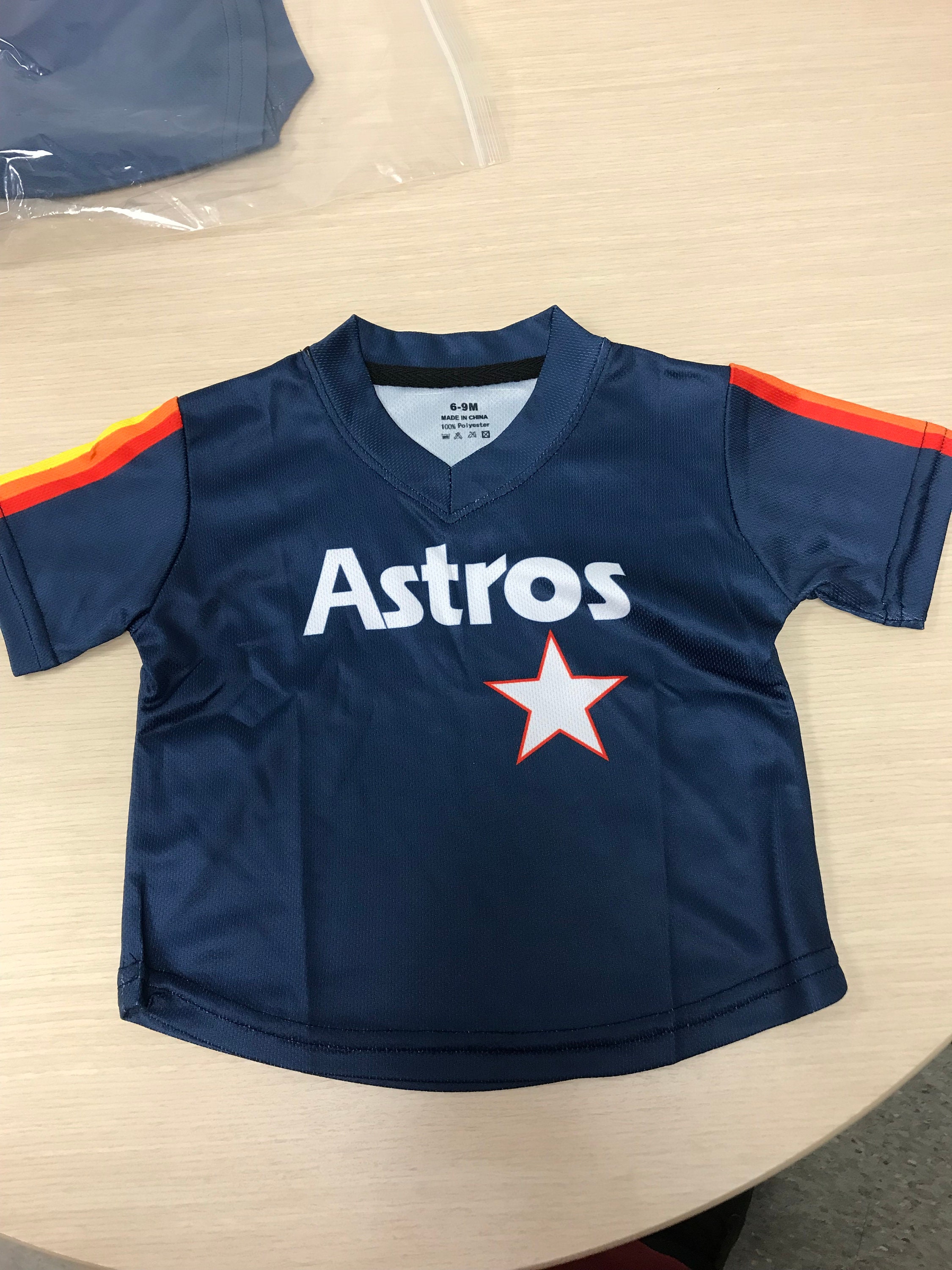 Houston Astros Throwback Baby Jerseys 6/9 months 12 montha Etsy