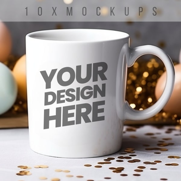 Mug Mockup | Marshmallow White Mug Mockup | Plain Mug Mockup | Winter Mug Mockup | Mug Mockup | 11oz Mug Mockup | White Flower Mug Mockup