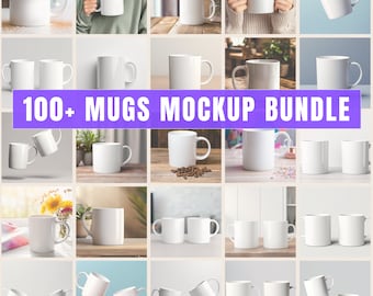 100 Mug MockUps Coffee Cup Mock up Bundle modern Mock Up Photograph Styled Stock Photo Template Coffee Cup Mockup JPG Digital Download