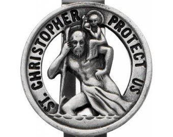 St. Christopher Visor Clip