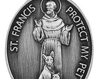 St Francis St. Anthony Pet Medal