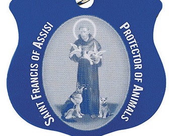 St. Francis Blue Pet Medal