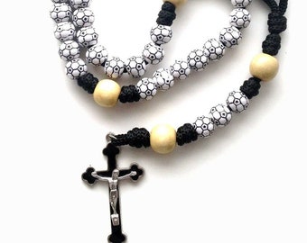 Soccer Sport Rosary With Gift Bag