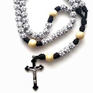 Soccer Sport Rosary With Gift Bag