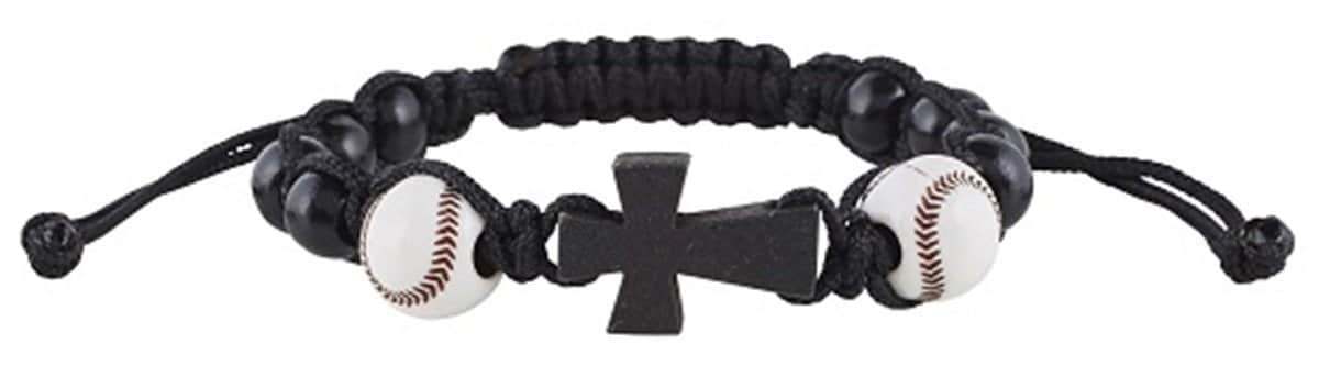 Baseball clearance cross bracelet