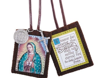 Our Lady Of Guadalupe Scapular With Medals